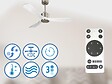 PURLINE - Ventilateur de plafond Wifi Moteur à courant continu Télécommande Hypersilence Mémoire - vignette