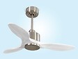PURLINE - Ventilateur de plafond Réversible  Thermostat Wifi Moteur à courant continu Toits en pente Télécommande Hypersilence Mémoire - vignette