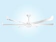 KLASSFAN - Ventilateur de plafond ø236 cm avec Wifi Réversible Hypersilence - vignette