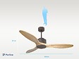 KLASSFAN - Ventilateur de plafond ø132 cm avec Wifi Réversible Hypersilence - vignette