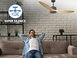 KLASSFAN - Ventilateur de plafond ø132 cm avec Wifi Réversible Hypersilence - vignette