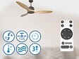 KLASSFAN - Ventilateur de plafond ø132 cm avec Wifi Réversible Hypersilence - vignette