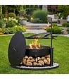 COOK KING - Braséro MONTANA X 80cm grille réglable hauteur CookKing PACK-111000-1 - vignette