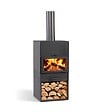 COOK KING - Cheminée extérieure acier robuste VENTO grille incluse CookKing PACK-111501DG - vignette
