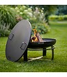COOK KING - Braséro VIKING 80cm acier robuste couvercle inclus CookKing PACK-111262-1 - vignette