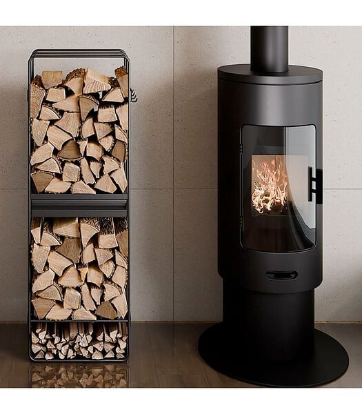 COOK KING - Porte bûches LOFT acier robuste rangement pratique CookKing 333250 - large