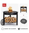 COOK KING - Braséro MONTANA 80cm plancha grille combinée CookKing PACK-111363-2 - vignette