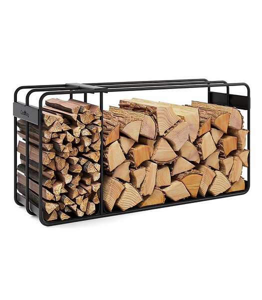 COOK KING - Porte bûches FLOX acier robuste design pratique CookKing 333255 - large