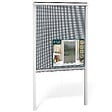 VOUNOT - Store moustiquaire pour fenetre enroulable et recoupable en pvc L100 x H160 cm Blanc - vignette