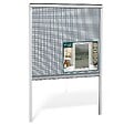 VOUNOT - Store moustiquaire pour fenetre enroulable et recoupable en pvc L130 x H160 cm Blanc - vignette