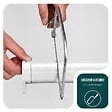 VOUNOT - Store moustiquaire pour fenetre enroulable et recoupable en pvc L130 x H160 cm Blanc - vignette
