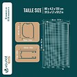 VOUNOT - Store moustiquaire pour fenetre enroulable et recoupable en pvc L80 x H130 cm Blanc - vignette