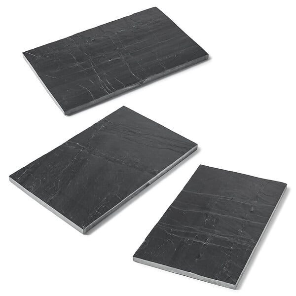 RO'MA NATURE - Palis Ardoise Noire 80x50x2-3 cm (à l'unité) - large