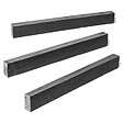 RO'MA NATURE - Bordure de jardin Ardoise Noire 100x10x6 cm (lot de 20 bordures soit 20 mètres) - vignette