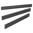 RO'MA NATURE - Bordure de jardin Ardoise Noire 100x10x3 cm (lot de 5 bordures soit 5 mètres) - vignette