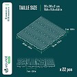 VOUNOT - Lot de 22 dalles clipsables exterieures 30x30cm modulaire plastique anthracite - vignette