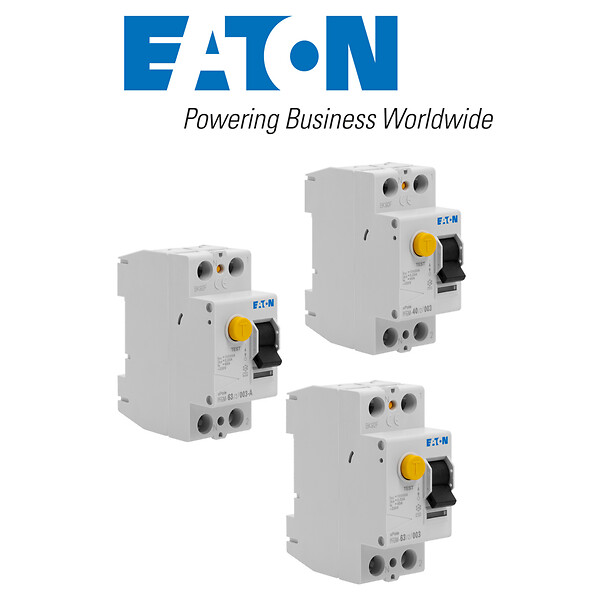 EATON CAPRI - EATON Lot de 3 interrupteurs différentiels (1x30mA 63A A+1x30mA 63A AC+1x30mA 40A AC) (KNX) - large