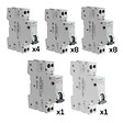 SIEMENS - SIEMENS Lot de 22 disjoncteurs modulaires Ph+N – 1×2A, 4×10A, 8×16A, 8×20A, 1×32A - vignette