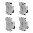 SIEMENS - SIEMENS Lot de 8 disjoncteurs modulaires Ph+N – 2×10A, 3×16A, 2×20A, 1×32A - vignette