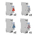 EATON CAPRI - EATON Lot de 8 disjoncteurs modulaires Ph+N – 2×10A, 3×16A, 2×20A, 1×32A - vignette