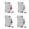 EATON CAPRI - EATON Lot de 13 disjoncteurs modulaires Ph+N – 3×10A, 5×16A, 4×20A, 1×32A - vignette