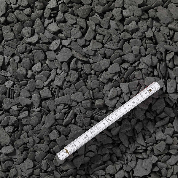 RO'MA NATURE - Paillage Ardoise Noire 15-30 mm - Lot de 10 sacs de 20 kg (2,5 m²) - large