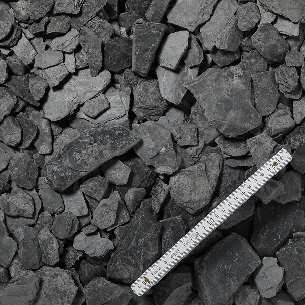 RO'MA NATURE - Paillage Ardoise Noire 30-90 mm - Big Bag 1300 kg (16,25 m²) - large