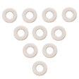 FONTINI - Lot de 10 Plaques Décoratives 1 Poste Garby Colonial – Porcelaine Blanche – Compatible Gammes GARBY, GARBY COLONIAL et DIMBLER – Pose En Saillie ou Encastrable – Finition Haut de Gamme - vignette