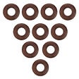FONTINI - Lot de 10 Socles 1 Poste en Bois de Hêtre Vieilli – FONTINI Garby Colonial – Style Rétro Haut de Gamme – Pose en Saillie ou Encastrée – Compatible Gammes Garby, Dimbler - vignette
