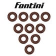 FONTINI - Lot de 10 Socles 1 Poste en Bois de Hêtre Vieilli – FONTINI Garby Colonial – Style Rétro Haut de Gamme – Pose en Saillie ou Encastrée – Compatible Gammes Garby, Dimbler - vignette