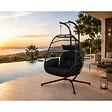 CONCEPT USINE - Fauteuil suspendu 2 places noir FARO $ - vignette