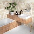 RO'MA NATURE - Carrelage effet Zellige Beige Sable 12,3x12,3x0,87 cm Cubriel - Sol et mur intérieur (vendu par carton de 0,51 m²) - vignette
