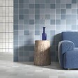 RO'MA NATURE - Carrelage effet Zellige Bleu 12,3x12,3x0,87 cm Cubriel - Sol et mur intérieur (vendu par carton de 0,51 m²) - vignette
