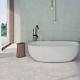 RO'MA NATURE - Carrelage effet Terrazzo Vert 90x90x0,9 cm Soreli - Sol et mur intérieur (vendu par carton de 1,62 m²) - vignette