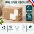 VOUNOT - Lot de 20 cartons de demenagement stockage 45L 50x30x30cm - vignette