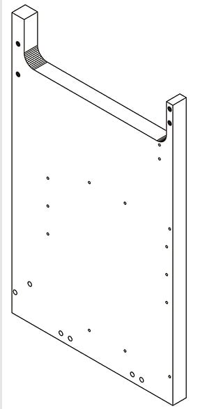 VIF - LIaison en PPSM - Blanc - 70x35x3,2cm - large