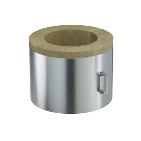 POUJOULAT - Coquille isolante COQISOL - Ht 330 mm - Diamètre 80 / 130 mm - large