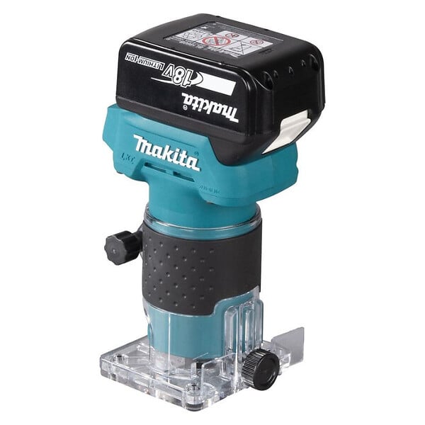 MAKITA - Affleureuse Ø 6 mm 1x3Ah 18V LXT ® MAKITA DRT52SF en coffret - large