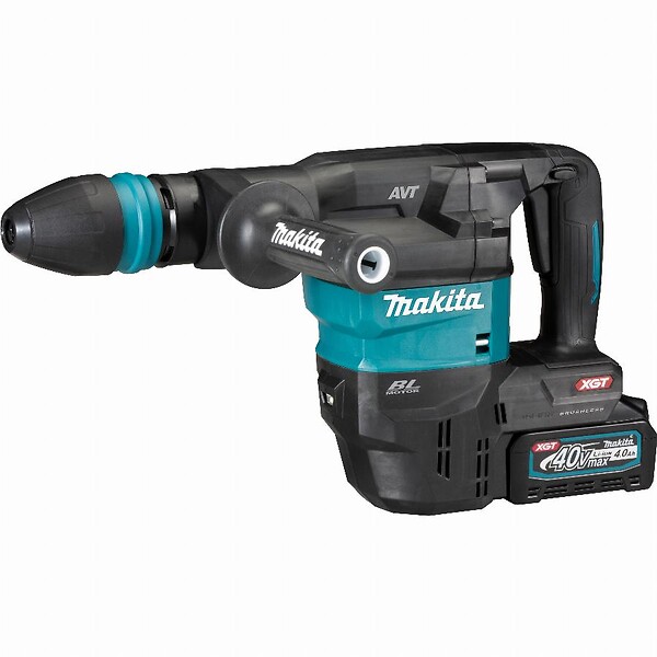 MAKITA - Marteau piqueur 40V SDS-MAX XGT -  - avec 2 batteries 4Ah - chargeur - COFFRET - HM001GM201 - large