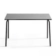 OVIALA - Table de jardin en acier 6 places 120 cm gris - Palavas - vignette