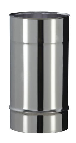 POUJOULAT - Elément télescopique inox SOI - Diamètre : 150 - large