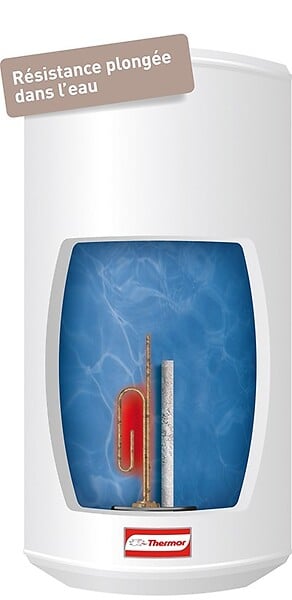 THERMOR - Chauffe-eau Électrique Blinde Vertical Mural 50l Thermor 241040 - large