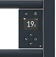 THERMOR - Sèche-serviettes connecté Riva 5 Etroit 300W Noir carbone - THERMOR - 471655 - vignette