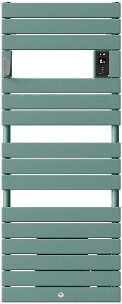 THERMOR - Radiateur sèche-serviettes électrique Riviera 2 - Sans soufflerie - 750W - Vert eucalyptus - large