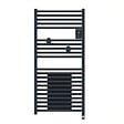 THERMOR - Sèche-serviettes connecté Riva 5 Etroit 500W Noir carbone - THERMOR - 471656 - vignette