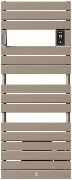 THERMOR - Radiateur sèche-serviettes électrique Riviera 2 - Sans soufflerie - 500W - Brun sable - large