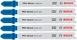 BOSCH - Lame de scie sauteuse PRO Metal medium T121AFC 92 mm pas 1,2 mm - Lot de 5 -  - 2608655106 - vignette