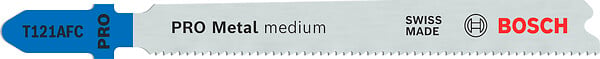 BOSCH - Lame de scie sauteuse PRO Metal medium T121AFC 92 mm pas 1,2 mm - Lot de 5 -  - 2608655106 - large