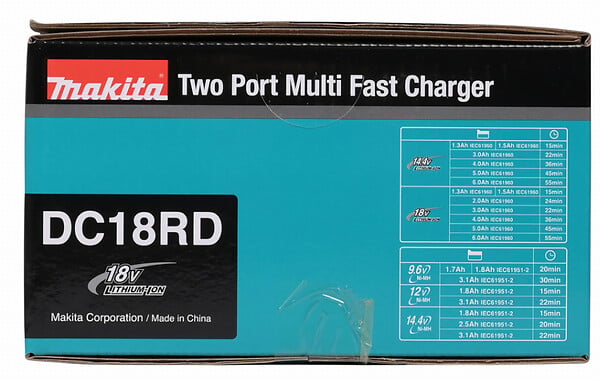 MAKITA - Chargeur Rapide MAKITA 196933-6 DC18RD pour 2 Batteries - large