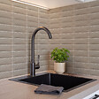 RO'MA NATURE - Carrelage effet Zellige Greige 14,6x4,8x0,8 cm Mat Bravio - Sol et mur intérieur (vendu par carton de 0,42 m²) - vignette
